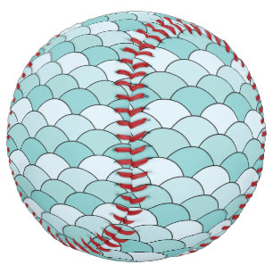 Dragon Scales, Fans, Waves, Seigaiha, Orange Softball