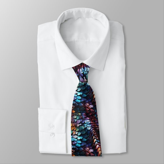 Dragon Scales Necktie (Tied)