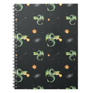 Dragon Seamless Pattern  Notebook