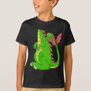 Dragon Shirt Adult Men Women Kids Green Dragon Cos