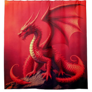 DRAGON SHOWER CURTAIN