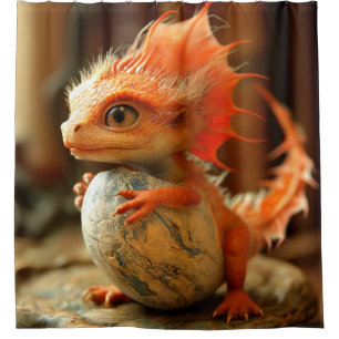 Dragon Shower Curtain