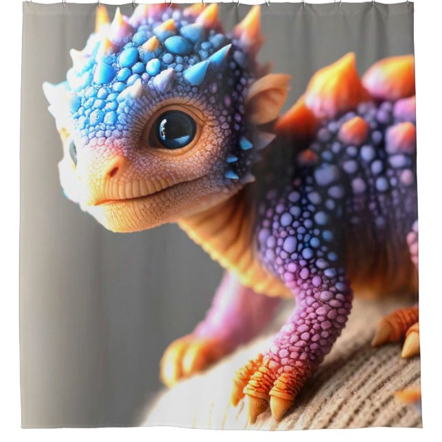 Dragon Shower Curtain (Front)