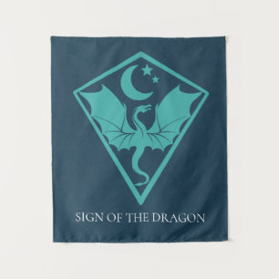 Dragon Sigil Symbol Shield Tapestry