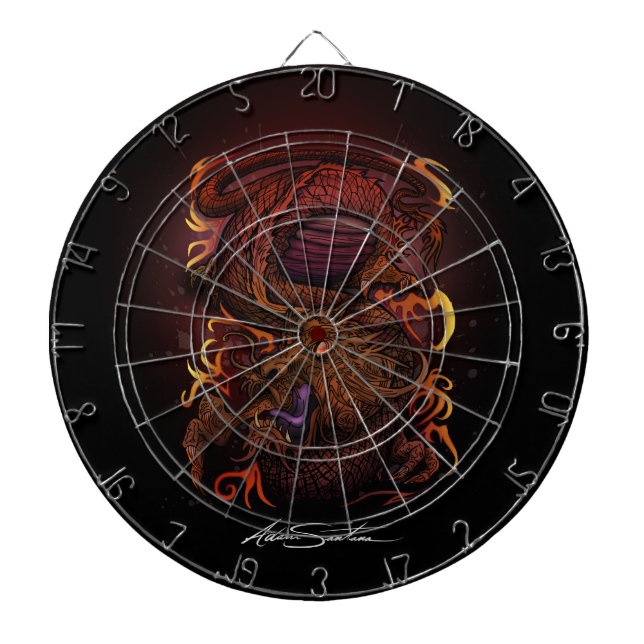 Dragon (Signature Design) Dartboard (Front)