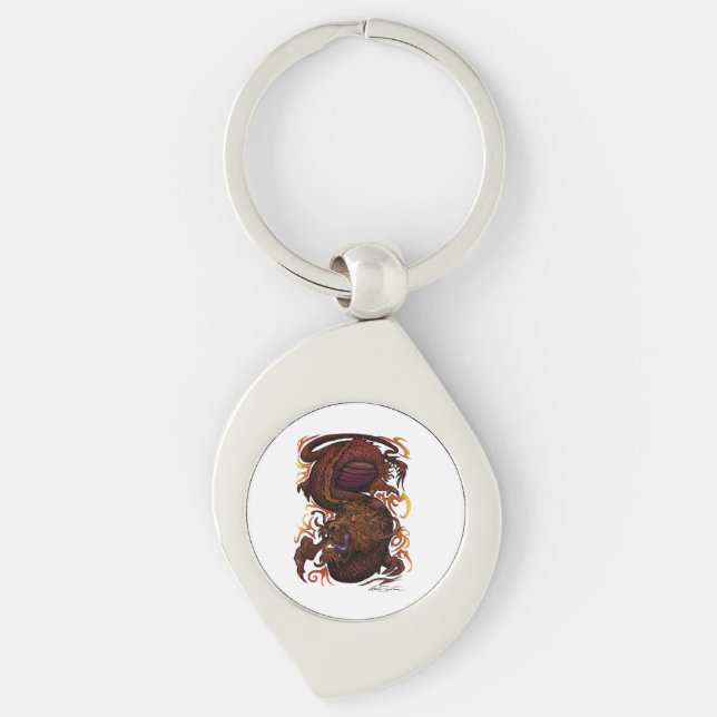 Dragon (Signature Design) Key Ring (Front)