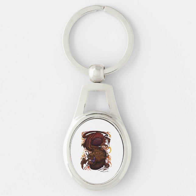 Dragon (Signature Design) Key Ring (Front)