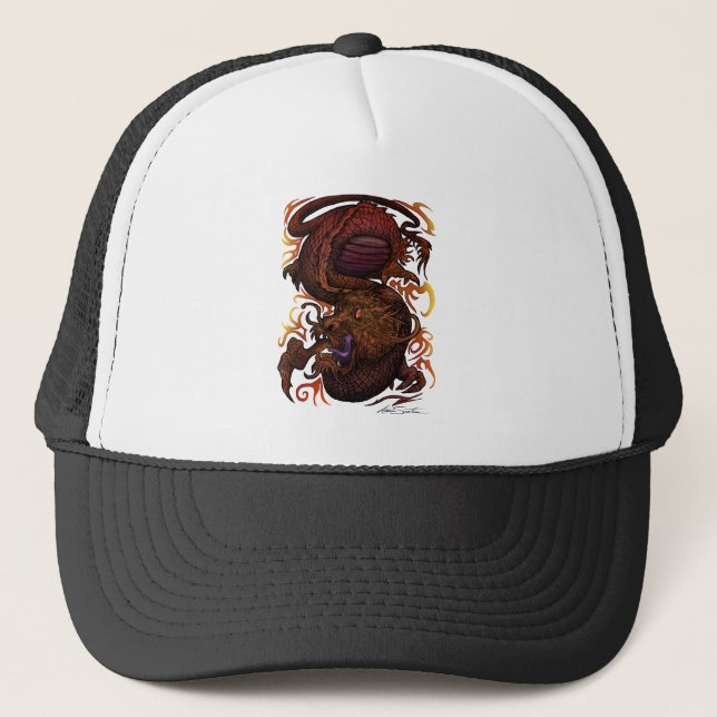 Dragon (Signature Design) Trucker Hat (Front)