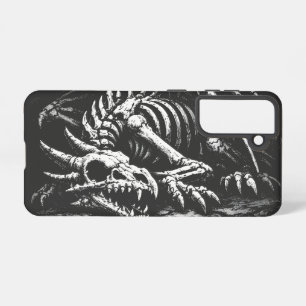 Dragon Skeleton — by BurnsInHell Samsung Galaxy Case