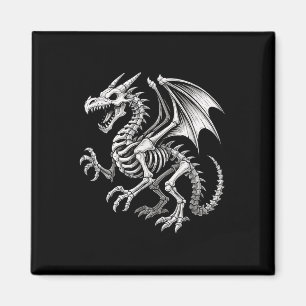 Dragon Skeleton Halloween Fantasy Boys Girls Kids Magnet