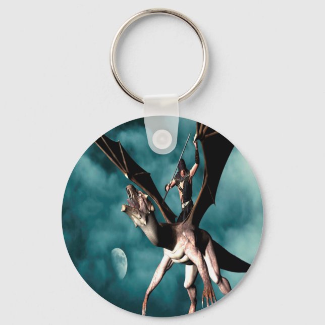 Dragon Sky Warrior Key Ring (Front)