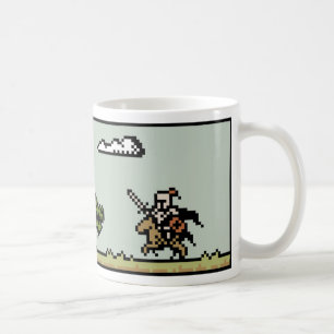 Dragon Slayer 8-Bit Pixel Art Mug