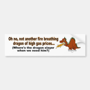 Dragon Slayer Bumper Sticker
