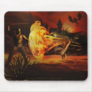 Dragon Slayer By Michelle Wilder Mousepad