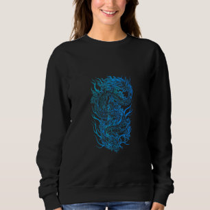 Dragon Slayer Dungeon  Japanese Dragon Sweatshirt
