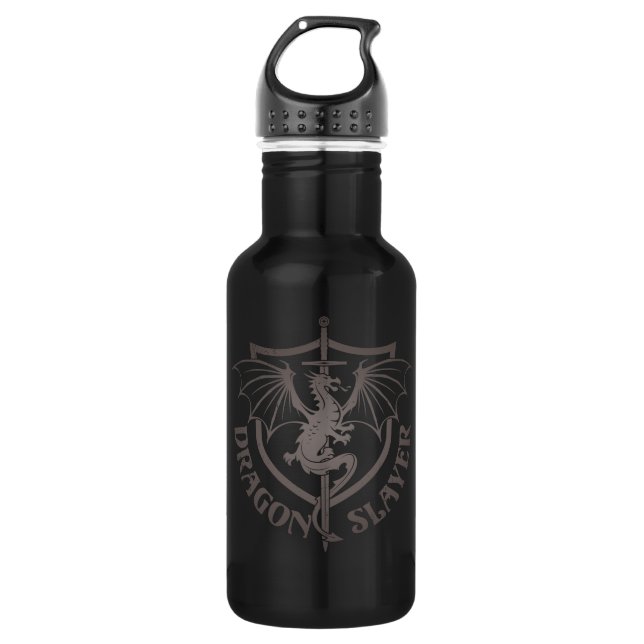 Dragon Slayer Stainless Steel Water Bottle (Front)