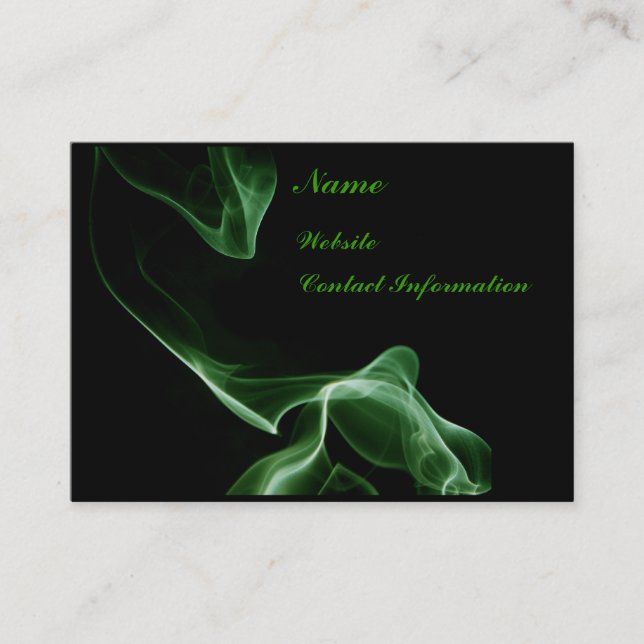 Dragon Smoke  Business Card (Front)