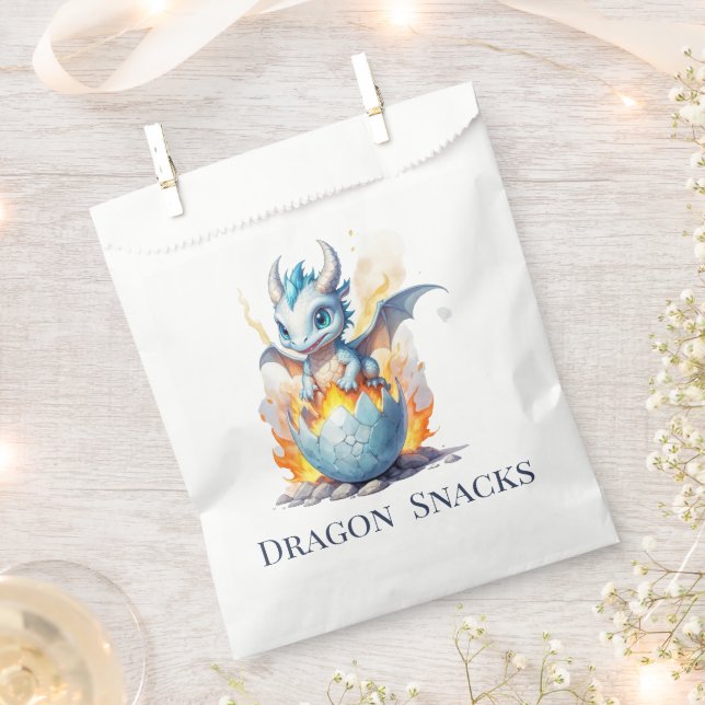 Dragon Snacks Frostfire Hatchling Fantasy Favour Bag (Clipped)