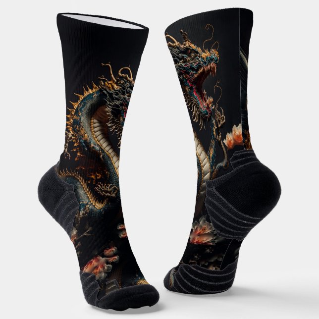  Dragon socks (Angled)