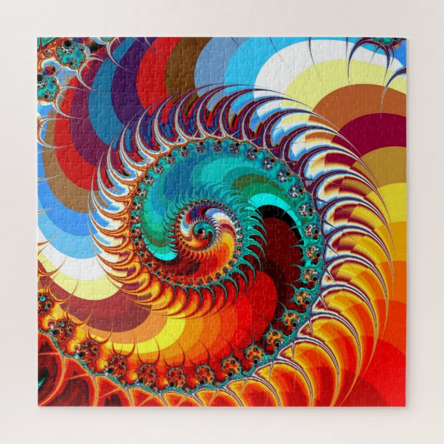 Dragon Spiral Jigsaw Puzzle (Vertical)