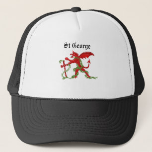 dragon, St George Trucker Hat