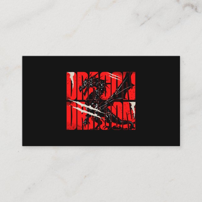 Dragon Streetwear Business Card (Front)