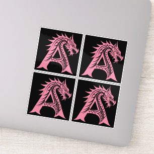 Dragon Styled Letter A, Dragon Alphabet, Monogram