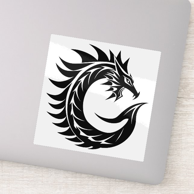 Dragon Styled Letter C, Dragon Alphabet, Monogram (Detail)