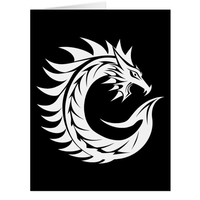 Dragon Styled Letter C, Dragon Alphabet, Monogram (Front)