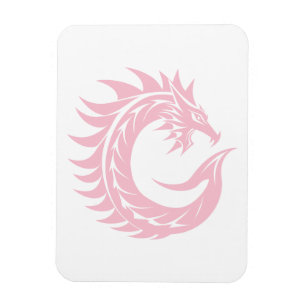 Dragon Styled Letter C, Dragon Alphabet, Monogram Magnet