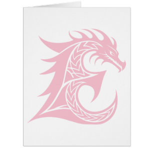 Dragon Styled Letter E, Dragon Alphabet, Monogram