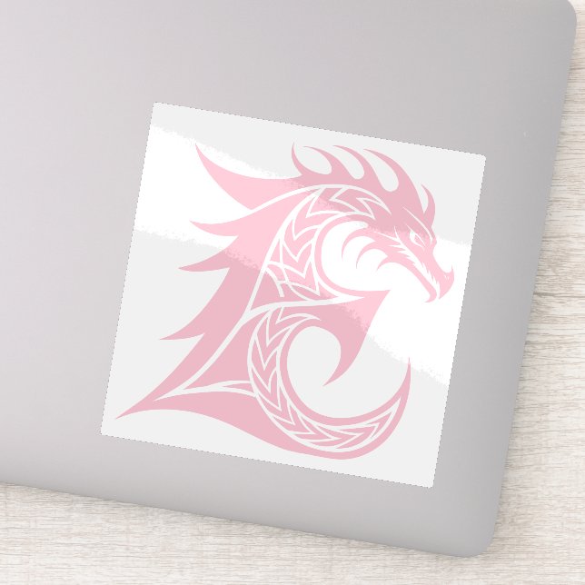 Dragon Styled Letter E, Dragon Alphabet, Monogram (Detail)