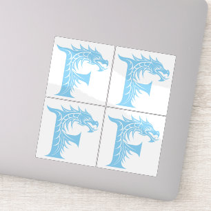 Dragon Styled Letter F, Dragon Alphabet, Monogram