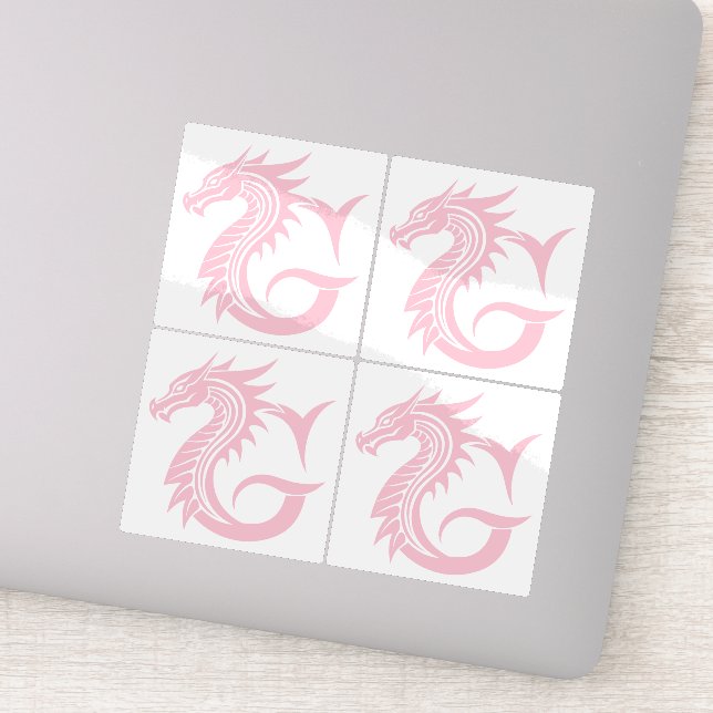 Dragon Styled Letter G, Dragon Alphabet, Monogram (Detail)