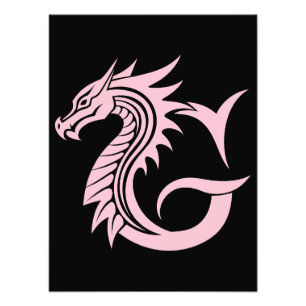 Dragon Styled Letter G, Dragon Alphabet, Monogram Photo Print