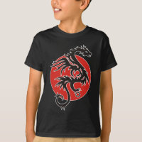 Dragon Sun - black red white + your ideas