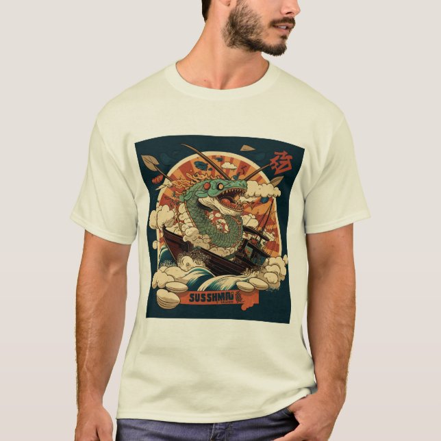 Dragon Sushi T-shirt (Front)