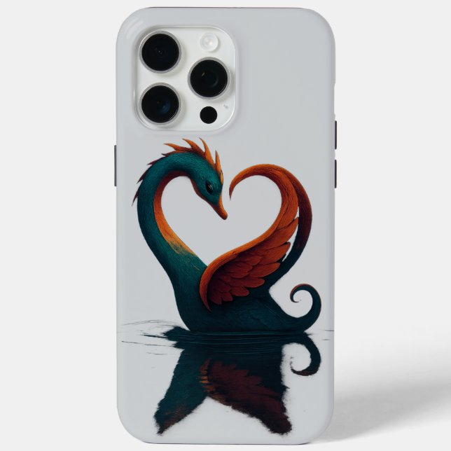 Dragon Swan of Love Case-Mate iPhone Case (Back)