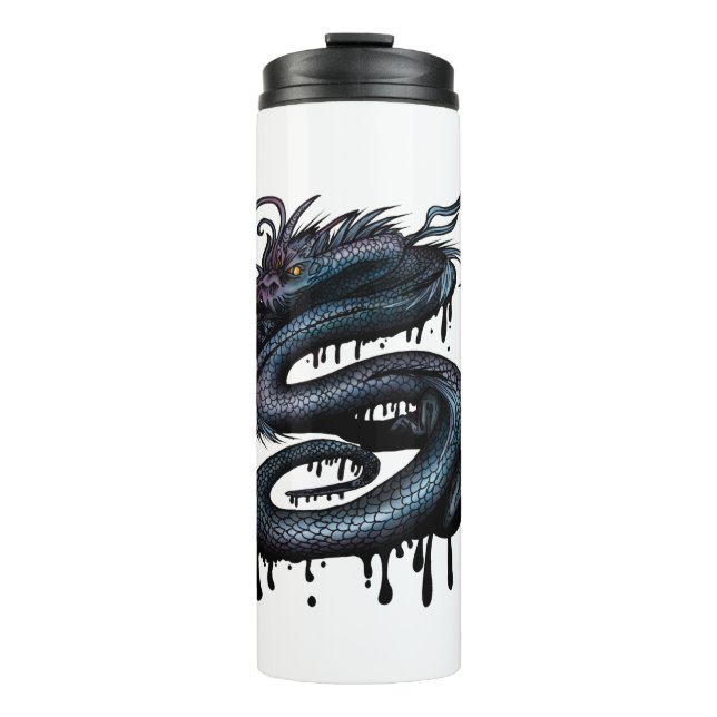 Dragon Swirl Thermal Tumbler (Front)