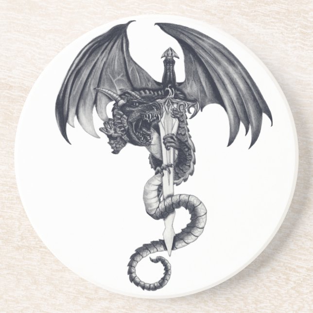 Dragon & Sword Coaster (Front)