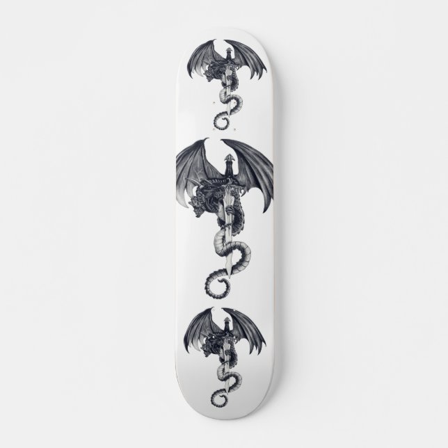 Dragon & Sword Skateboard (Front)