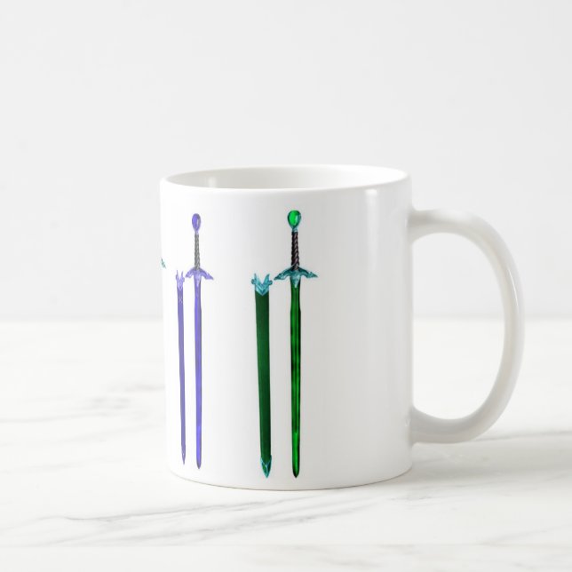 Dragon swords coffee mug (Right)