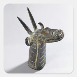 Dragon, symbol of the god Marduk, Late Assyrian Pe Square Sticker