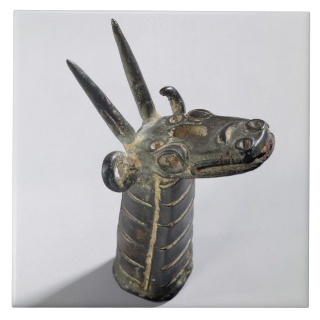 Dragon, symbol of the god Marduk, Late Assyrian Pe Tile (Front)