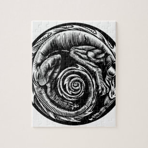 Dragon Tattoo Design Jigsaw Puzzle