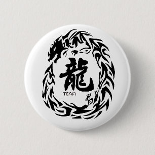 Dragon Team 6 Cm Round Badge