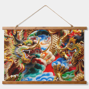 dragon temple tapestry