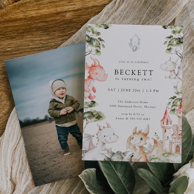 Dragon Theme Birthday Party Invitation (Creator Uploaded)