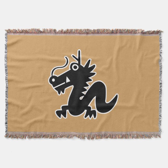 Dragon Throw Blanket (Front)