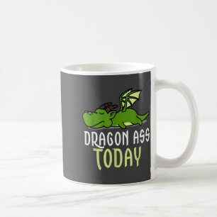 Dragon Today _ Dragging _ Lazy _ Funny Novelty _ G Coffee Mug